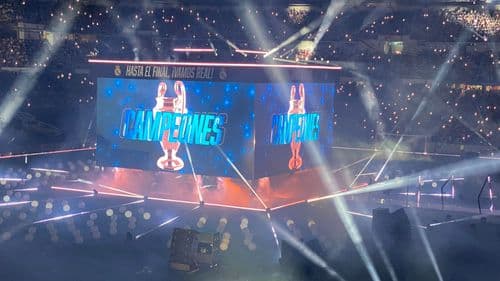 Real Madrid emotion in white image