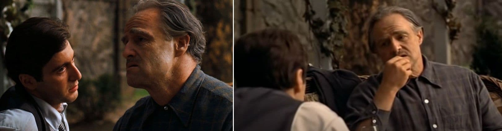 Conversación entre Don Vito y Michael - El Padrino I