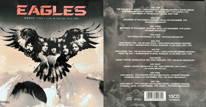 Imágenes Eagles "Midnight flyer - Live in the USA 1974-1993