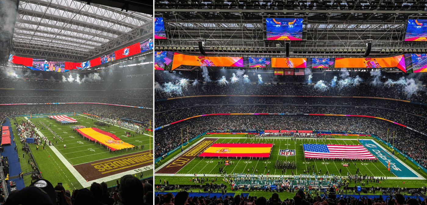 Interpretación de los himnos nacionales y emotivo homenaje a la UME - Imagen web RealMadrid