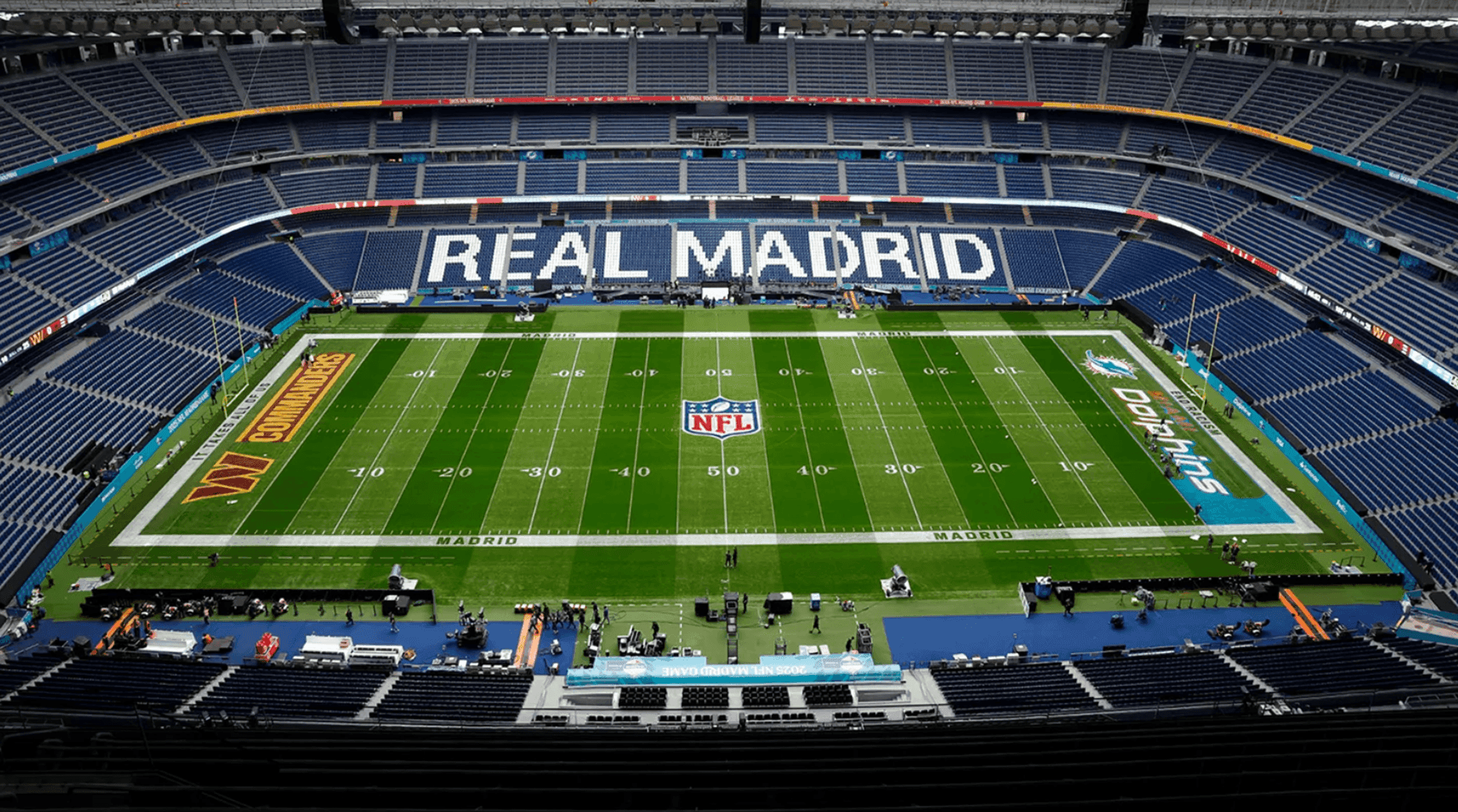El Bernabéu parecía un estadio de NFL de los de toda la vida